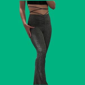 Glitter Flare Pants